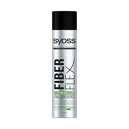 Syoss Лак для волос FiberFlex Упругая Фиксация, 400мл
