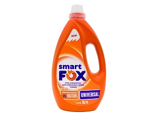 SYNERGETIC SMART FOX Средство д/стирки UNIVERSAL гель 1л