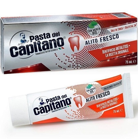 Pasta Del Capitano Зубная паста Свежее дыхание, 75мл
