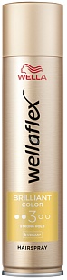 Wella Wellaflex Лак для волос Hairspray Brilliant colours СФ 3, 250мл