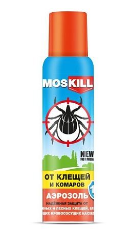 Москилл Аэрозоль от клещей и комаров, 150мл