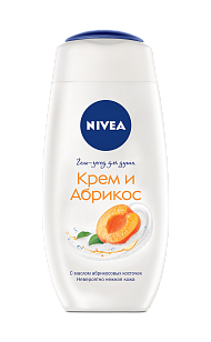 Nivea Гель-уход д/душа Крем и Абрикос 250мл (6шт)