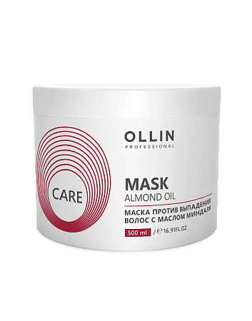 Ollin Professional Care Маска для волос против выпадения с маслом миндаля, 500мл