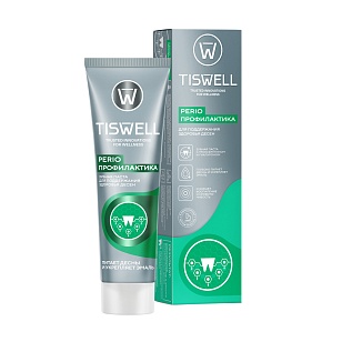 TISWELL Зубная паста для укрепления десен с троксерутином и гиалуроном 110г