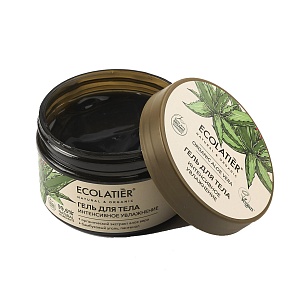 Ecolatier Green Organic Aloe Vera и Charcoal Гель для тела Интенсивное увлажнение, 250мл