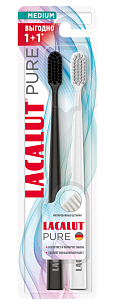 LACALUT Pure Зубная щетка medium 2шт