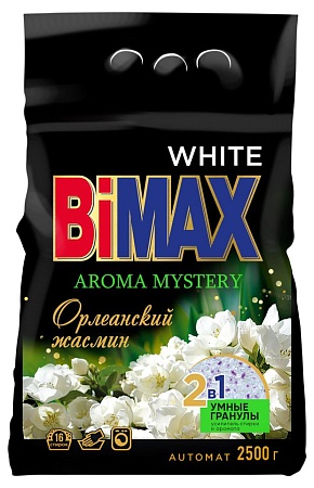 BiMax Стиральный порошок Автомат White Орлеанский жасмин, 2500г