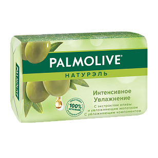 Palmolive Туалетное мыло Интенсивное увлажнение  (с экстрактом оливы и увлажняющим молочком), 90г