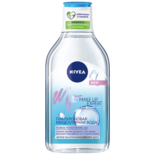 Nivea Мицеллярная вода Make-UP Expert с гиалуроном 400мл