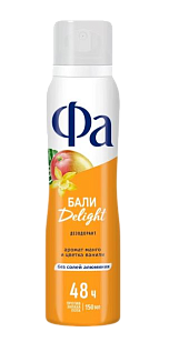 FA Део спрей Ритмы острова Бали Delight, 150мл