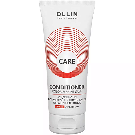 Ollin Professional Care Кондиционер сохраняющий цвет и блеск окрашенных волос, 200мл