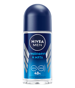 Nivea MEN Део ролик мужской Грейпфрут и мята 50мл