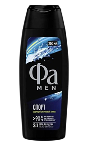 Фа MEN Гель д/душа Спорт 250мл