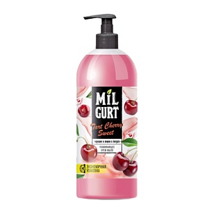 Milgurt Жидкое крем-мыло Вишня и черешня в йогурте, 860мл