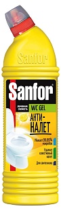 Sanfor WС Gel Средство чистящее Lemon Fresh, 1000мл