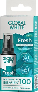 GLOBAL WHITE Спрей д/полости рта Освежающая мята 15мл