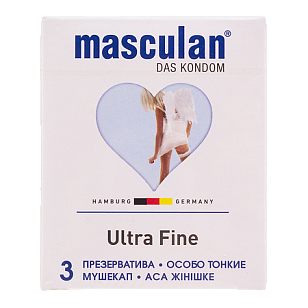 Masculan Презервативы Ультра2 Ultra Fine 3шт
