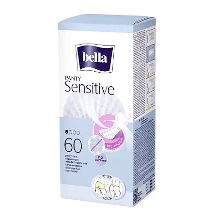 Bella Panty Sensitive Прокладки ежедневные ультратонкие, 60шт