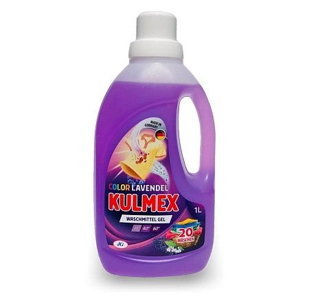 Kulmex Жидкое средство для стирки цветных вещей Color Lavendel гель, 1л