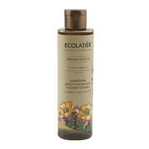 Ecolatier Green Organic Cactus  Шампунь для сухих волос и кожи головы Гладкость и rрасота, 250мл