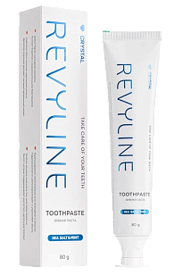 Revyline Crystal Зубная паста без фтора Морская соль и мята 80г