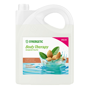 SYNERGETIC Жидкое мыло Body Therapy Масло миндаля 5л