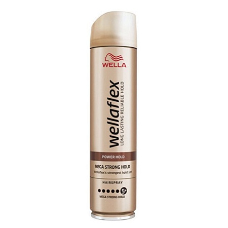 Wella Wellaflex Лак для волос Hairspray Power hold Сила контроля МСФ 5+, 250мл