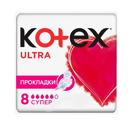 Kotex Прокладки Ультра Сетч Super 8шт (16шт в, кор)