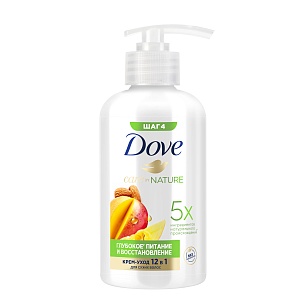 DOVE Крем для волос Глубокое питание и восттановление Манго, 280мл
