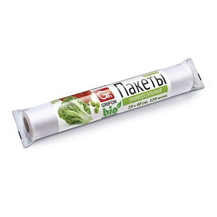 GRIFON Bio Пакеты для завтраков 1л 18 × 28см, 200шт