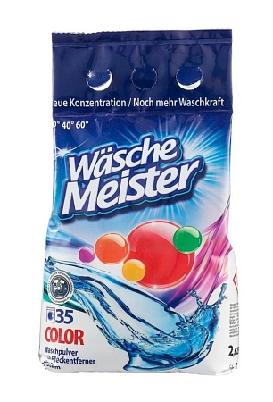 WascheMeister Стиральный порошок Автомат для цветных вещей, 2,65кг