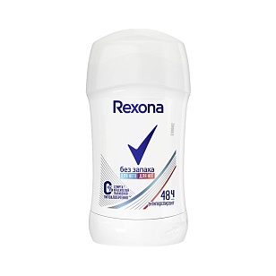 REXONA Део стик Без запаха, 40мл