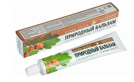 Весна Зубная паста Природный бальзам Кора дуба в/ф, 90г