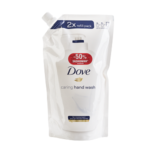 DOVE Жидкое крем-мыло Красота и уход сменный блок, 500мл