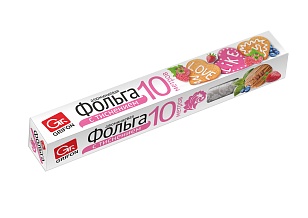 GRIFON Фольга алюминиевая с тиснением 29см х 10 м в футляре, 1шт