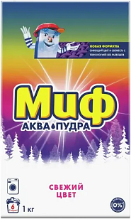 МИФ Стиральный порошок Автомат 3в1 Свежий цвет, 1кг
