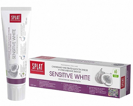 SPLAT Professional Зубная паста Sensitive White, 100мл