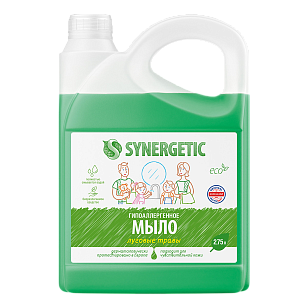 SYNERGETIC Жидкое мыло Луговые травы 2,75л