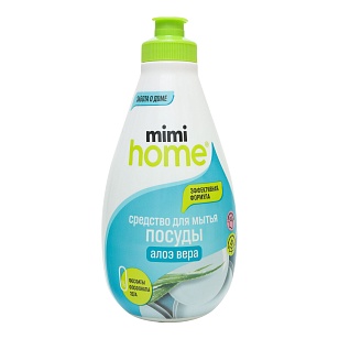 Mimi Home Средство для мытья посуды Алое вера, 370мл