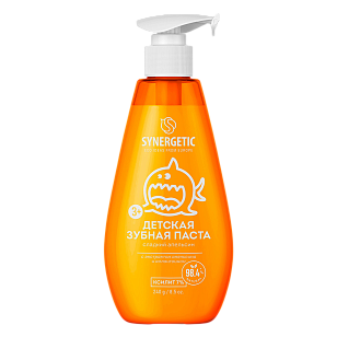 SYNERGETIC Зубная паста детская Сладкий апельсин 240г