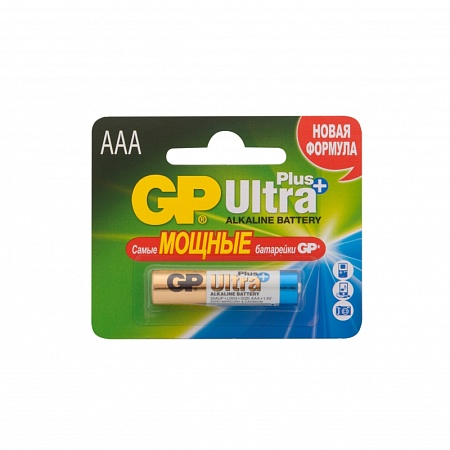 GP Ultra Plus Alkaline 24А AАA Батарейка 1шт на, блистере