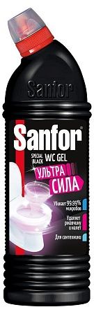 Sanfor WС Gel Средство чистящее Special Black, 1000мл