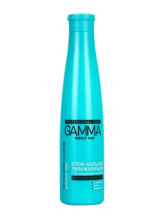 Свобода GAMMA Perfect Hair Бальзам-крем для волос Увлажняющий с 3D гиал. кислотой 350мл (6шт в кор),