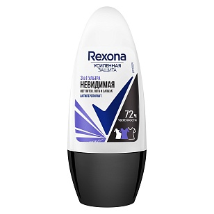 REXONA Део ролик Ультраневидимый, 50мл