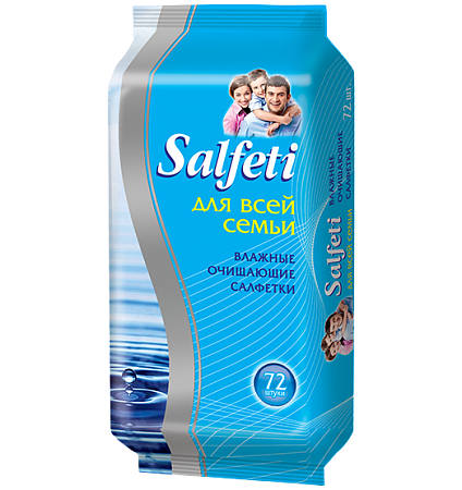 Salfeti Салфетки влажные для всей семьи, 72шт