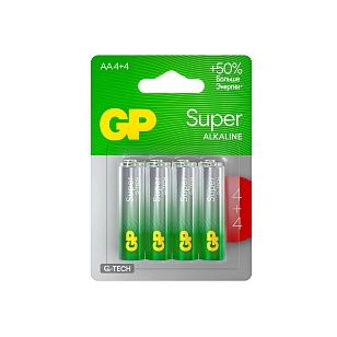 GP Super+Ultra Alkaline Батарейки 8шт на блистере