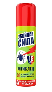 Убойная Сила Аэрозоль Антиклещ 150мл