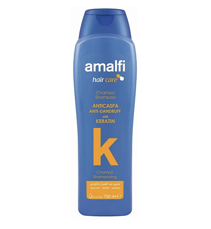 AMALFI шампунь Кератиновый от Перхоти &quot;Keratin anti-dandruff &quot;,для всех типов волос, 750мл