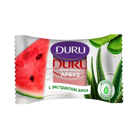 DURU 1+1 Крем-мыло Арбуз и Алоэ 80г