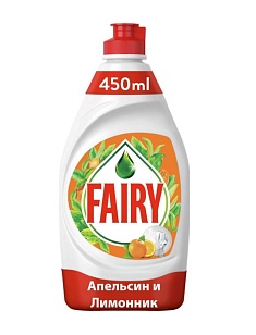 FAIRY Жидкость для посуды Апельсин и Лимонник, 450мл